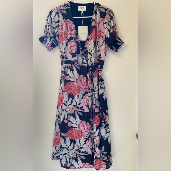 Bohme Holland Midi Dress - XS / Black - Picture 2 of 2